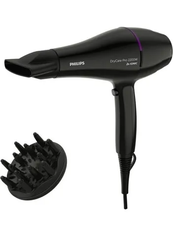 Philips DryCare Pro Hair Dryer BHD274/03, Black